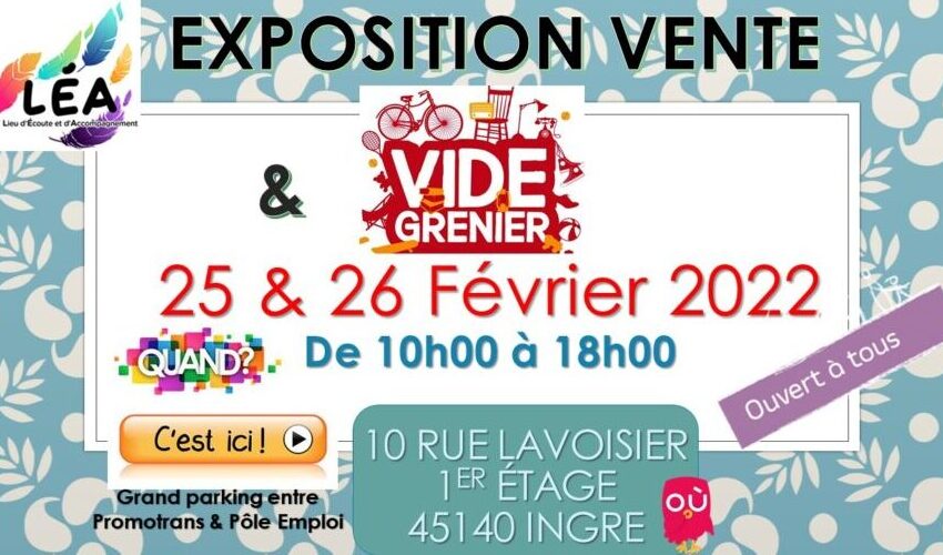  Expo Vente le 25 et 26 Février à Ingré